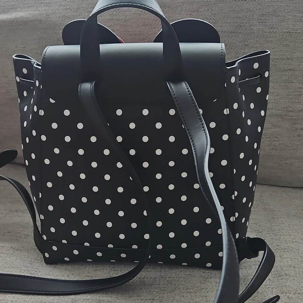 Disney Kate Spade Black Backpack & Wallet - Picture 3 of 4